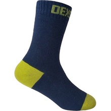 DexShell Ultra Thin Children Sock, dětské nepromokavé ponožky modrá/žlutá