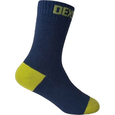 DexShell Ultra Thin Children Sock, dětské nepromokavé ponožky modrá/žlutá