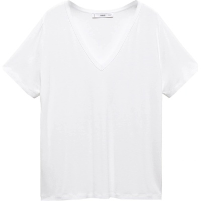 MANGO Тениска 'vispi' бяло, размер xl