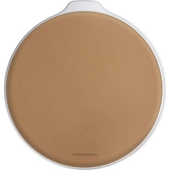 Image 1 of Vonmahlen Aura Qi Wireless Charging Pad - поставка (пад) за безжично зареждане с технология за бързо зареждане (15W) за Qi съвместими устройства (кафяв-кожен)