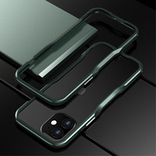 Púzdro Luphie ochranné kovové rámček iPhone 12 mini - zelené