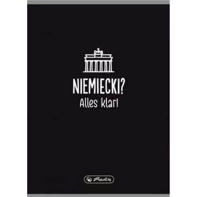 Herlitz Zošit A5 60l mriežkovaný tematický Nemčina