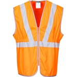 Portwest Светлоотразителна жилетка portwest hi-vis ris rt20 / ris, удължена - hv оранжева xxxl (rt20orrxxxl)