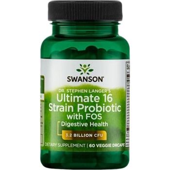 Swanson Dr. Stephen Langer's Ultimate 16 Strain Probiotic with FOS [60 капсули]