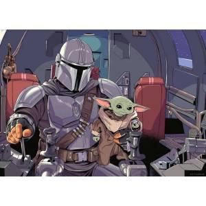 Ravensburger - Puzzle Star Wars: Mandalorian - 1 000 piese