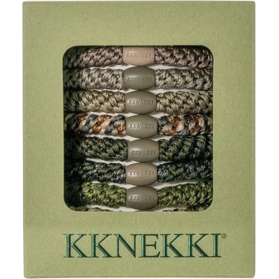 KKNEKKI Dárková sada gumiček KKnekki Army Edition – set 8 ks, zelená barva, textil – Zbozi.Blesk.cz