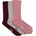 Minymo Детски спортни чорапи Minymo Kid's Wool Socks Rib 3-Pack Sports socks - Burnished Lilac - размер 23-26 (EU) (207-0521-0413)