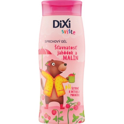 DIXI Svište sprchový gél šťavnatosť jahôdok a malín 250 ml