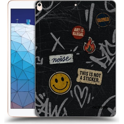 Picasee silikónový prehľadný obal pre Apple iPad Air 10.5" 2019 3.gen STICKERS x TAGS