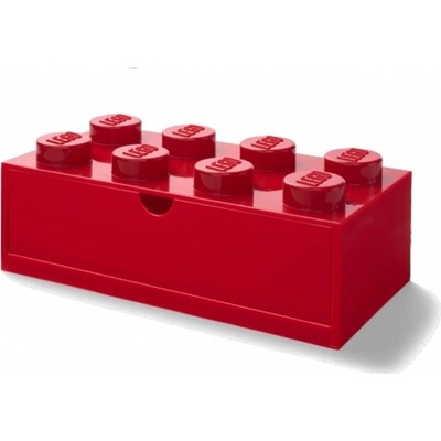LEGO® Stolní box se zásuvkou 8 červená 40211730 – Zboží Dáma