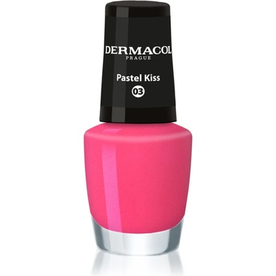 Dermacol Mini лак за нокти цвят 03 Pastel Kiss 5ml
