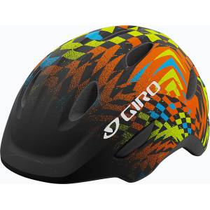 Giro Детска велосипедна каска Giro Scamp Integrated MIPS matte black/check fade