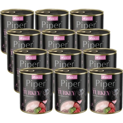Dolina Noteci Piper Adult s morkou a brokolicou 12 x 800 g