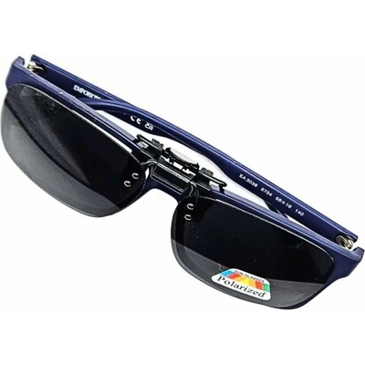 QiiM P-23 Klips na Dioptrické Brýle Šedý UV400 60x41mm 8g