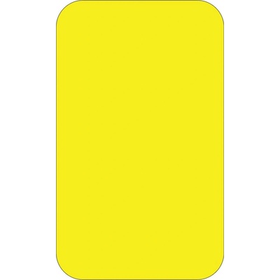 Samolepicí značení umístění palet WT-5210, tvar ''obdélník'' – polyester, žlutá, 125×75 mm, balení 25 ks