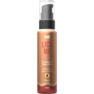 Intt - intt lubricants Ядлив гел intt - lick me peach edible gel heat effect