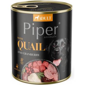 Image 1 of Piper Adult Dog - Пълноценна консервирана храна за израснали кучета с месо от пъдпъдък и боровинки, 800гр