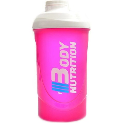 Body Nutrition Šejkr 600 ml růžovo bílý