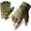 DRAGOWA Tactical Къси тактически ръкавици Yankee, зелени (DRG072.Green)