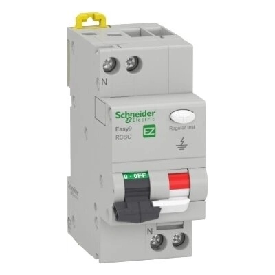 Schneider Electric Дефектнотокова защита Easy9 1P+N 20A 30mA AC (EZ9D35620)