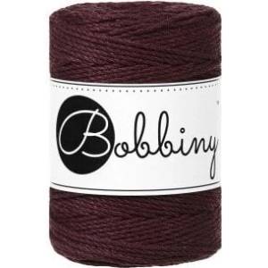 Bobbiny 3PLY Macramé Rope 1, 5 mm 100 m Burgundy юта (TD-E074)