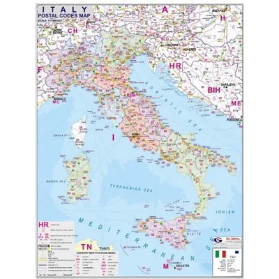 Mapmedia Пощенски кодове на Италия