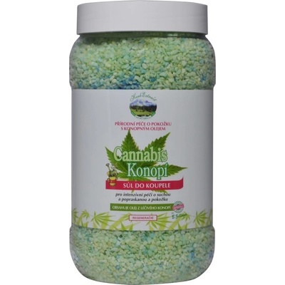 Herb Extract CannaCare soľ do kúpeľa regeneračná 1200 g