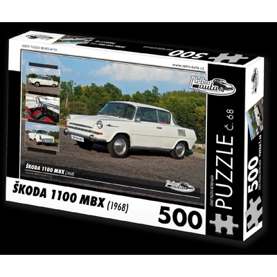Retro-auta č. 68 Škoda 1100 MBX 1968 500 dielov
