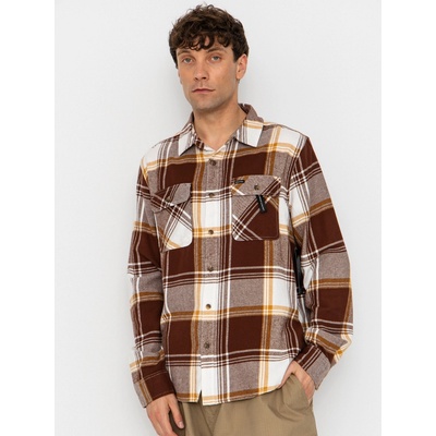 Brixton Bowery Lw Ultra Flannel (chocolate/off white)