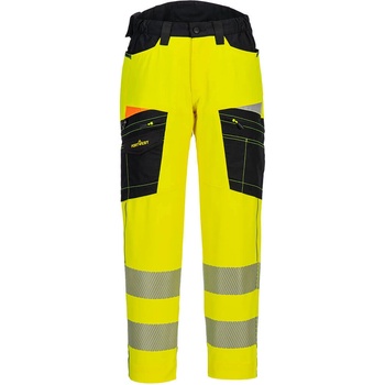 Portwest hi-vis dx453 / Служебен еластичн панталон - hv Жълт/Черен uk 34/eu 50 (dx453ybr34)