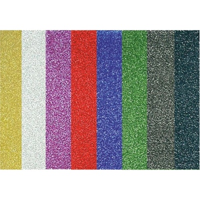 Galeria Papieru Samolepicí fólie A4 - 150 g/m2, třpytivý mix barev, 10 ks