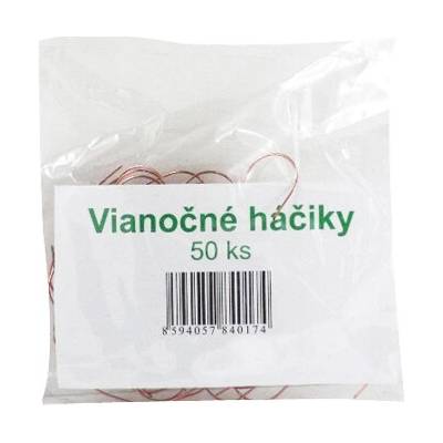 KOOPMAN TUBA Vánoční háčky měděné sada 50 ks