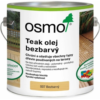 Osmo 007 Terasový olej 2,5 l Teak