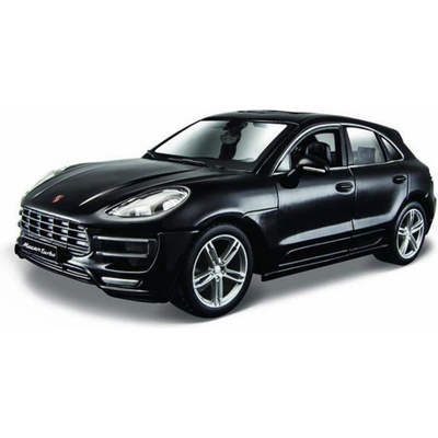 Bburago Plus Porsche Macan černé černá 1:24