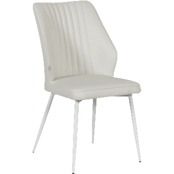 Carmen Трапезен стол laredo 3 y силиконова кожа - шампанско 02 (3532149)