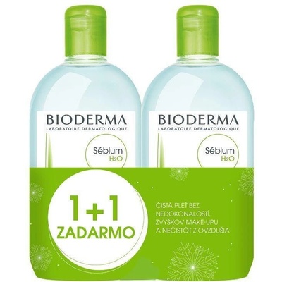 Bioderma Sébium H2O micelárna voda 2 x 500 ml darčeková sada