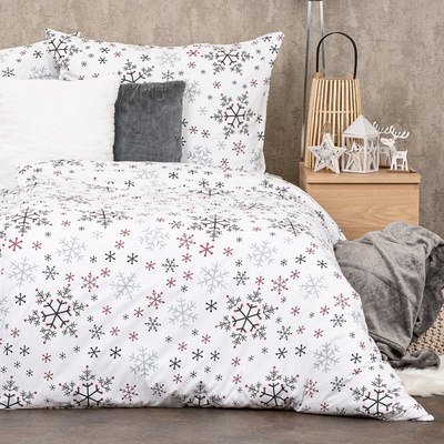 4Home bavlna povlečení Snowflakes 140x200 70x90 – Zboží Mobilmania