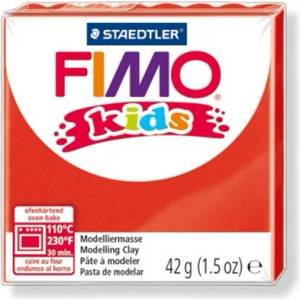 FIMO Глина, 42 g, горима, FIMO "Kids", червена 8030-2 (8030-2)