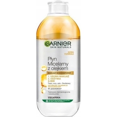 Garnier Skin Naturals micelární voda s olejem 400 ml