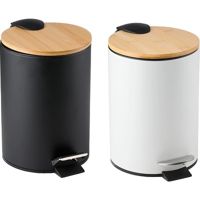 ALPINA КОШЧЕ ЗА ТОАЛЕТНА alpina 3л ЧЕРНО/БЯЛО С БАМБУК. КАПАК (871125257295)