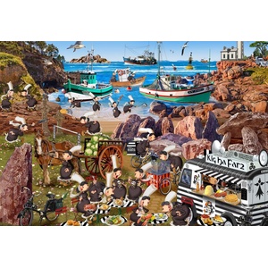 Grafika Art Puzzle - Puzzle Ruyer François : Les Bigoudènes - 1 000 piese