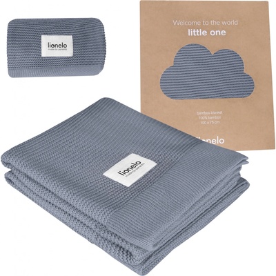 LIONELO Deka BAMBOO BLANKET BLUE modrá