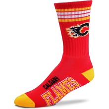 For Bare Feet ponožky Calgary Flames 4 Stripes Crew