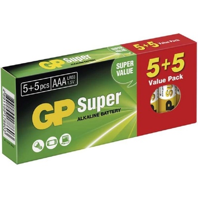 GP SUPER ALKALINE AAA 10ks B1310S