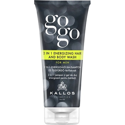 Kallos Go Go energizujúci gél na vlasy a telo pre mužov 2v1 200 ml