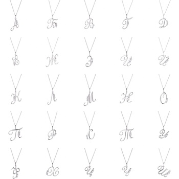 Silenti Jewelry Сребърно колие "Букви