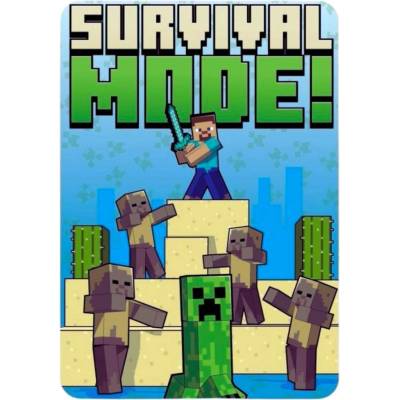 FARO Fleece deka Minecraft Survival mode