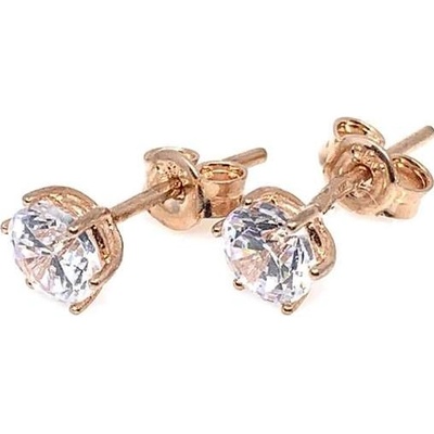 Jan Kos jewellery zlaté náušnice s bílým kamenem 59630789