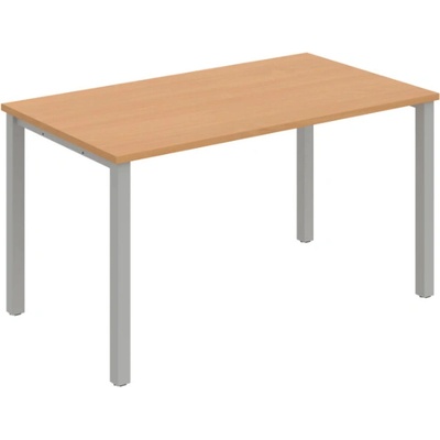 Hobis Jednací stůl UJ 1400 rovný 140 cm buk / šedá