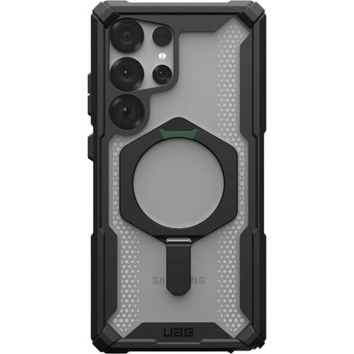 Urban Armor Gear Gear Plasma XTE MagSafe Case - удароустойчив хибриден кейс с MagSafe за Samsung Galaxy S25 Ultra (сив-прозрачен)